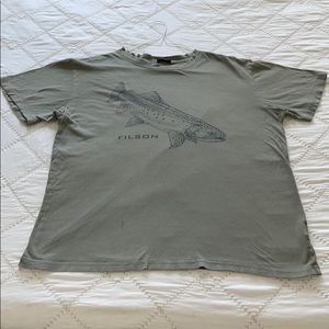 Filson trout tee shirt size medium